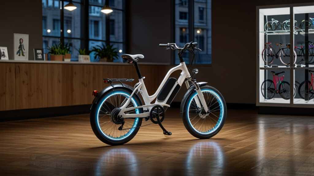 electric cycle models for girls displayed side by side, showing lightweight, high-speed, and premium options with smart features.