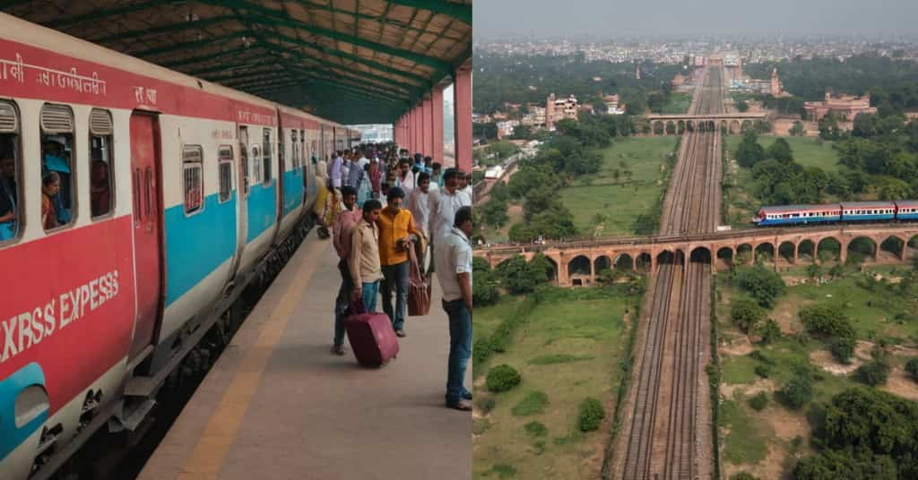 खाटू श्याम मंदिर की दूरी दिल्ली से ट्रेन द्वारा