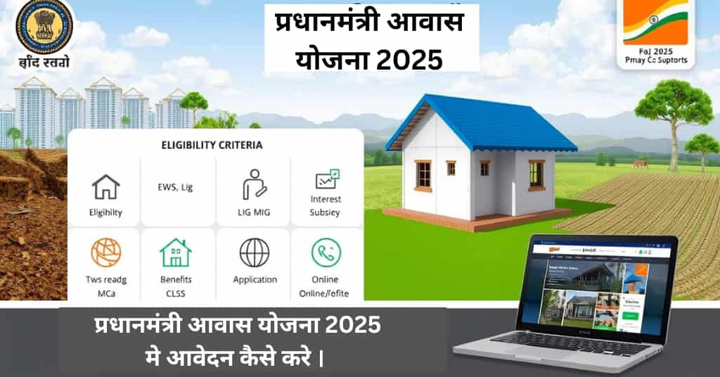 पीएम आवास योजना 2025 के लिए ऑनलाइन आवेदन कैसे करें?